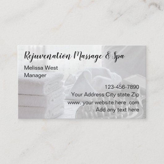 Massage en kuuroord van Classy Beauty Visitekaartje (Voorkant)