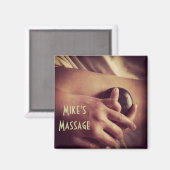 Massage foto van Hot Stone Magneet (Voorkant / Achterkant)