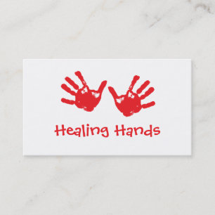 Massage Healing Hands - Reiki Visitekaartje