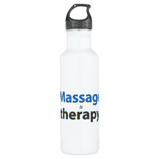 Massage is therapie waterfles  (Voorkant)