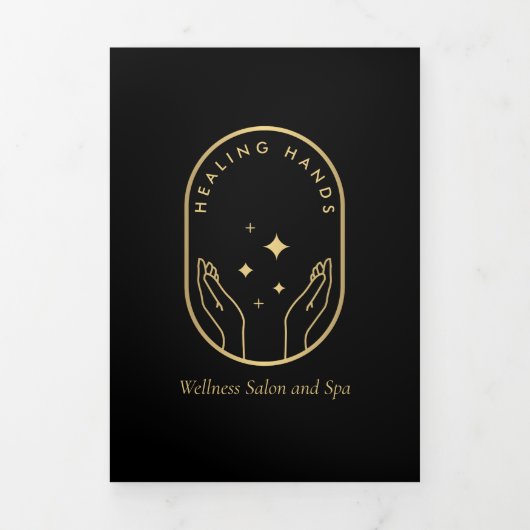 Massage mains de guérison moderne, Brochure bien-ê (Page de couverture)