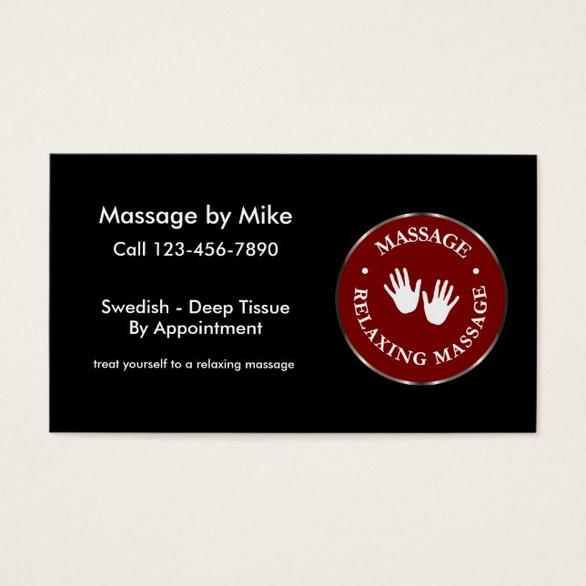 Massage moderne simple (Devant)