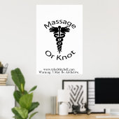 Massage of Knot Poster (Thuiskantoor)