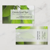 Massage professionnel / Carte de visite Spa (Devant / Derrière)
