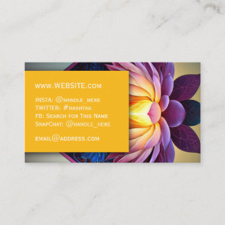 Massage Spa Salon Nails Professional Executive Visitekaartje