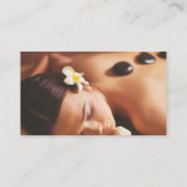 Massage Spa Theme Visitekaartje (Achterkant)
