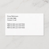 Massage tendance Spa de beauté Cartes de visite (Dos)