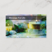 Massage tendance Spa de beauté Cartes de visite (Devant)