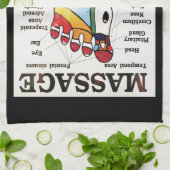 Massage Thai Foot ~ Reflexology-kaart Theedoek (Gevouwen)