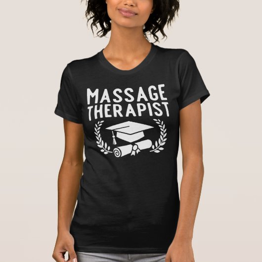 Massage Therapeut Afstuderen Gift T-shirt (Voorkant)
