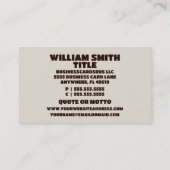 Massage Therapeut Massage Kamer Visitekaartje (Achterkant)