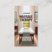 Massage Therapeut Massagetafel Visitekaartje (Voorkant)