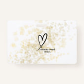 Massage Therapeut Naam Badge (Achterkant)