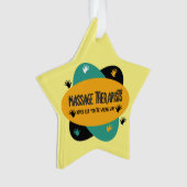 Massage Therapeuten Handen Wrijven Kleurrijk Ornament (voorkant)