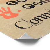 Massage thérapeutique Mots Poster Art (Coin)