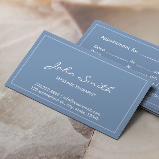 Massage Thérapie Simple Blue Rendez-vous