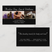 Massage Therapist Day Spa Wellness Visitekaartje (Voorkant / Achterkant)