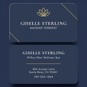 Massage Therapist Lotus Professional Visitekaartje