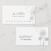 Massage Therapist Loyalty Kaart (Voorkant / Achterkant)