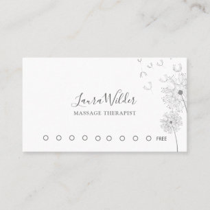 Massage Therapist Loyalty Kaart