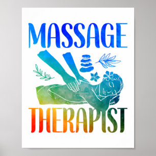Massage Therapist Massage Therapy Massage Therapy Poster
