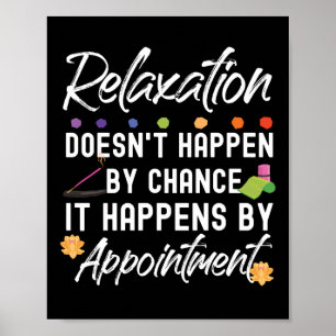 Massage Therapist Massage Therapy Relaxy Poster