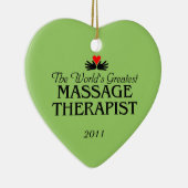 Massage Therapist Ornament (Rechts)