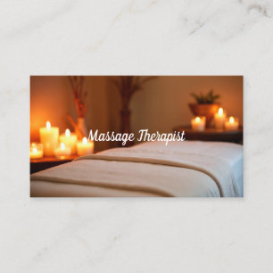 Massage Therapist Spa Visitekaartje