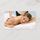 Massage Thérapiste Cartes de visite de rendez-vous (Dos)