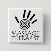 Massage Therapistische Button (Voorkant)