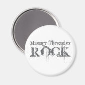 Massage Therapists Rock Magneet (Voorkant / Achterkant)