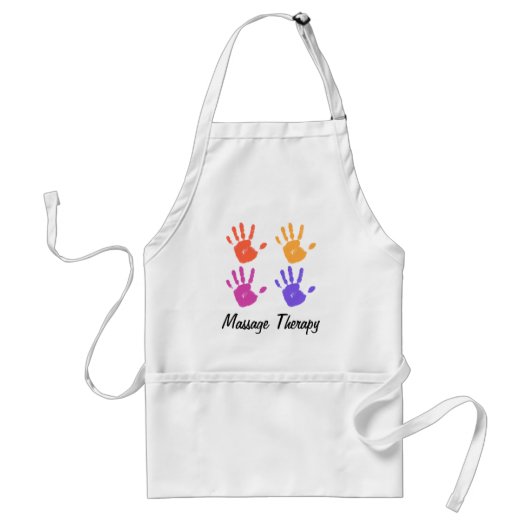 Massage Therapy apron Standaard Schort (Voorkant)