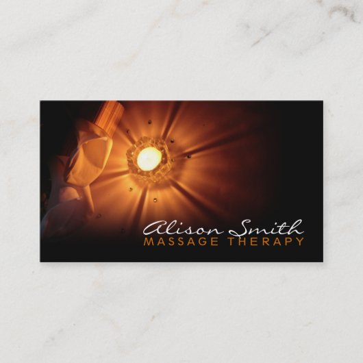 Massage Therapy Business card Visitekaartje (Voorkant)