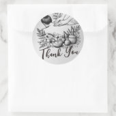 Massage Therapy Healing Hands Energy Spa Dank u Ronde Sticker (Tas)
