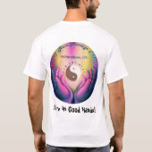 Massage Therapy, je bent in goede handen! T-shirt (Achterkant)