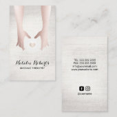 Massage Therapy Reiki Energy Healing SPA Visitekaartje (Voorkant / Achterkant)