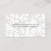 Massage Therapy | Spa Oils Salts Visitekaartje (Achterkant)