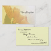 massage visitekaartje (Voorkant / Achterkant)