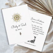 Massage Yoga moderne Wellness QR Code Carte de vis