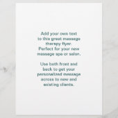 Massagefoto buitenshuis flyer (Achterkant)