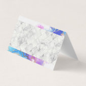 Massagesessie | WATERVERF | Marmer Visitekaartjes (Achterkant)