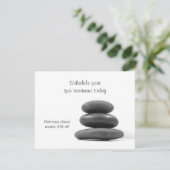 Massagestonen Kaart (Staand voorkant)