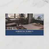 Massagetabellen, massagetherapeut visitekaartje (Voorkant)