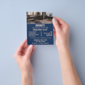 Massagetabellen, massagetherapie, massageparlor flyer (Hand)