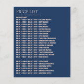 Massagetabellen, massagetherapie, massageparlor flyer (Achterkant)