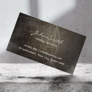 Massagetherapeut Chiropractor  Visitekaartje