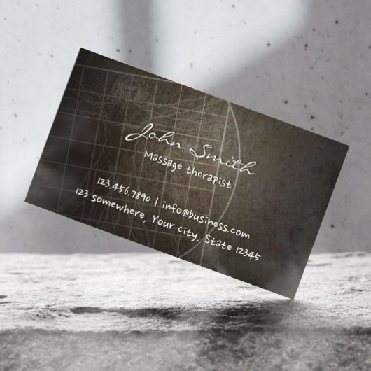Massagetherapeut Chiropractor  Visitekaartje