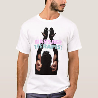 Massagetherapeut die zich opstapt t-shirt