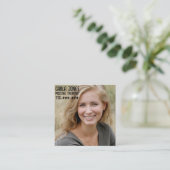 MASSAGETHERAPEUT FOTO VIERKANT VISITEKAARTJE (Staand voorkant)
