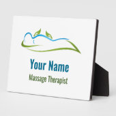  massagetherapeut fotoplaat (Zijkant)